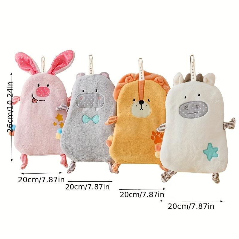 1Pc Animal-shaped Hand Towels, Cute Face Towels, Warm Wall-mountable Hand Towels Suitable for Bathrooms and Kitchens