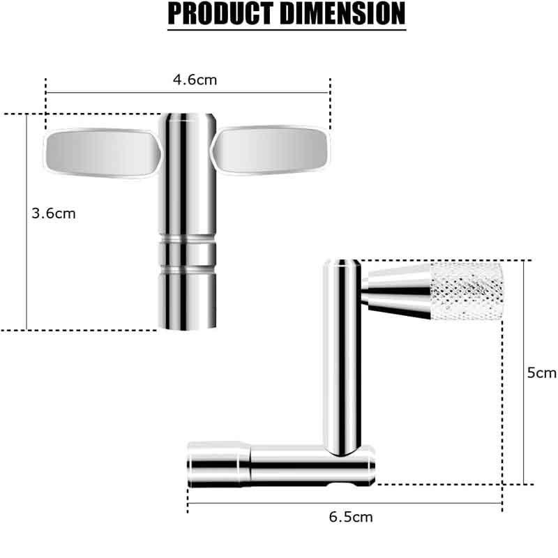 Universal Drum Tuning Key with Screws Multi-fit Drum Adjustment Tool for Drummers Percussionists Live Gig Music Gift