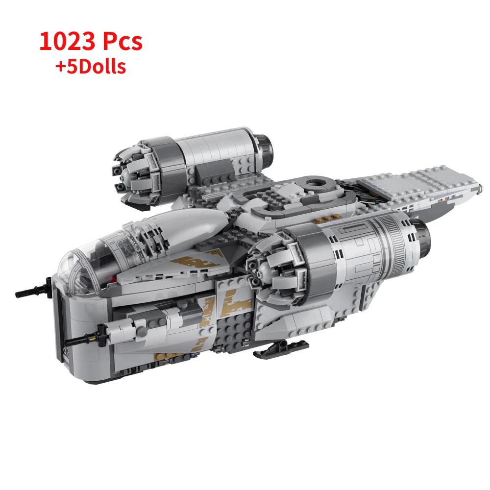 

Космические войны The Razor Crested Aliens Starship Model 75292 Строительные блоки DIY Детские игрушки для мальчиков Идея рождественского подарка для детей