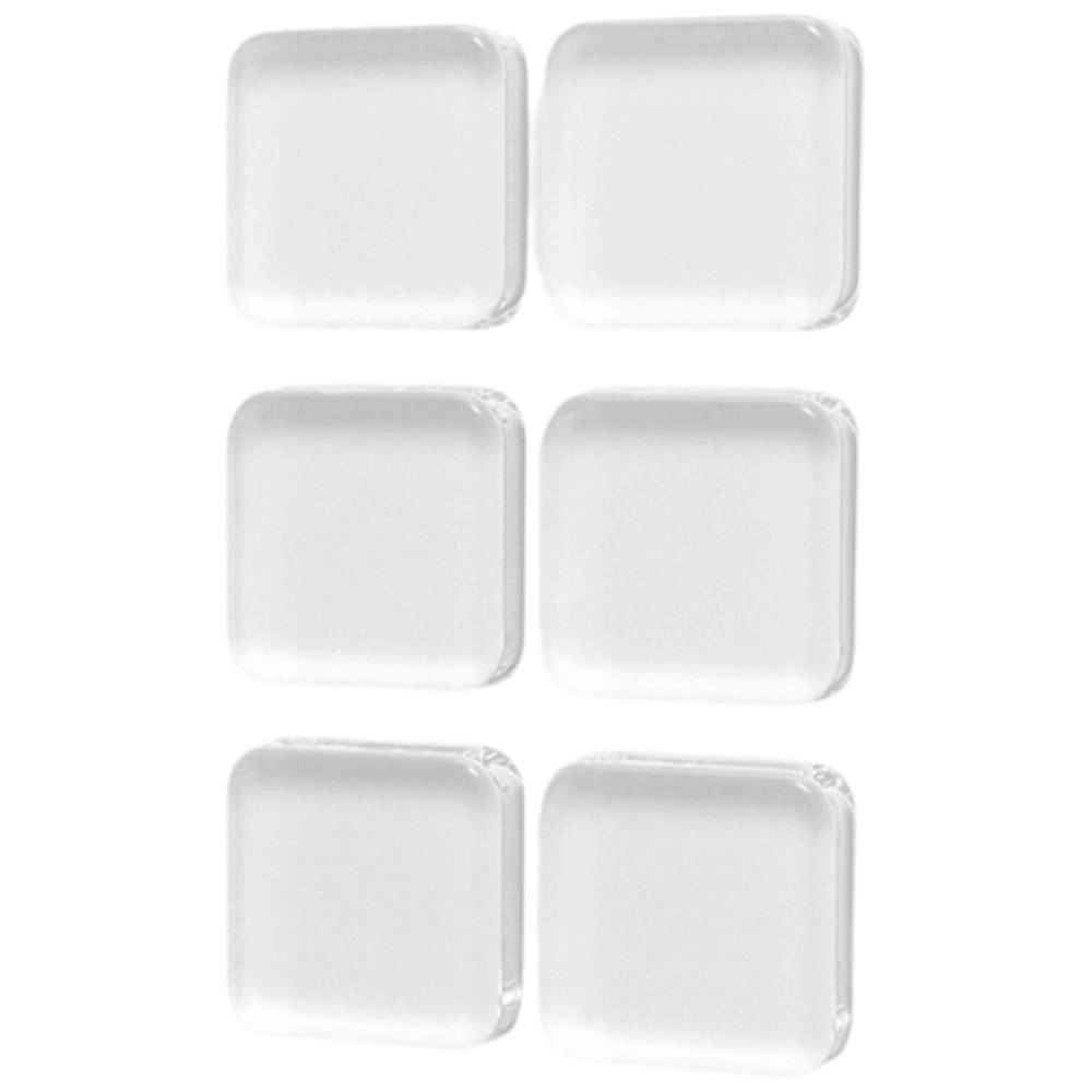 1/6PCS Silicone Door Stopper Furniture Door Handle Bumper Durable Anti-crash Pad  Home