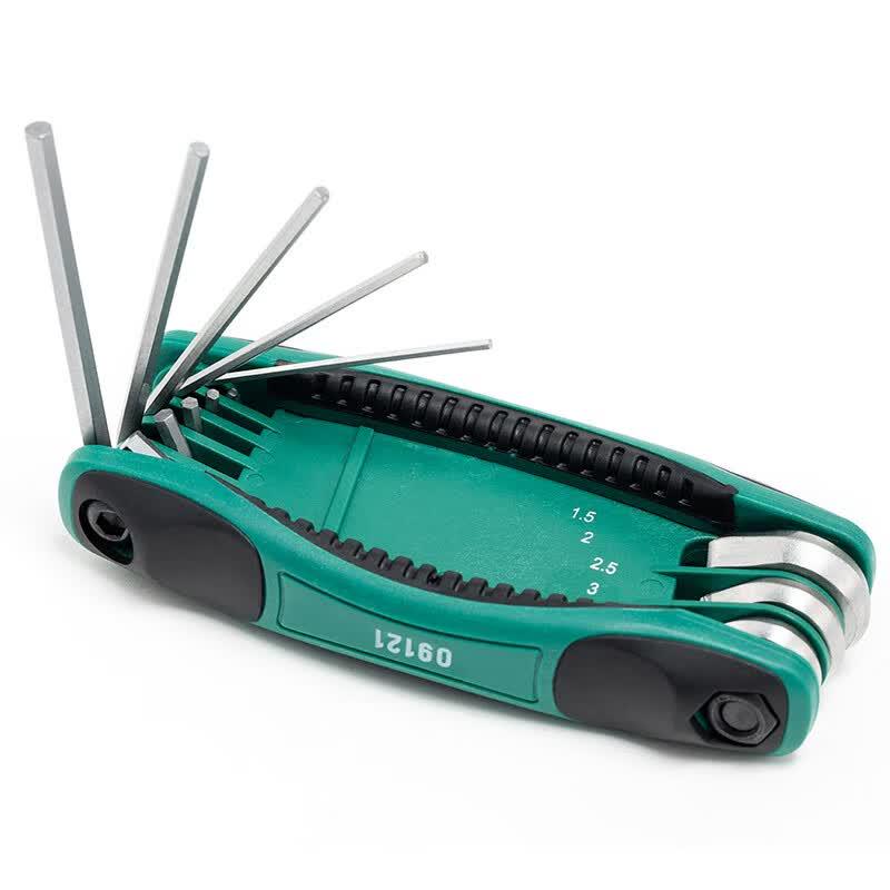 SATA 8-Piece Folding Hex Key Set