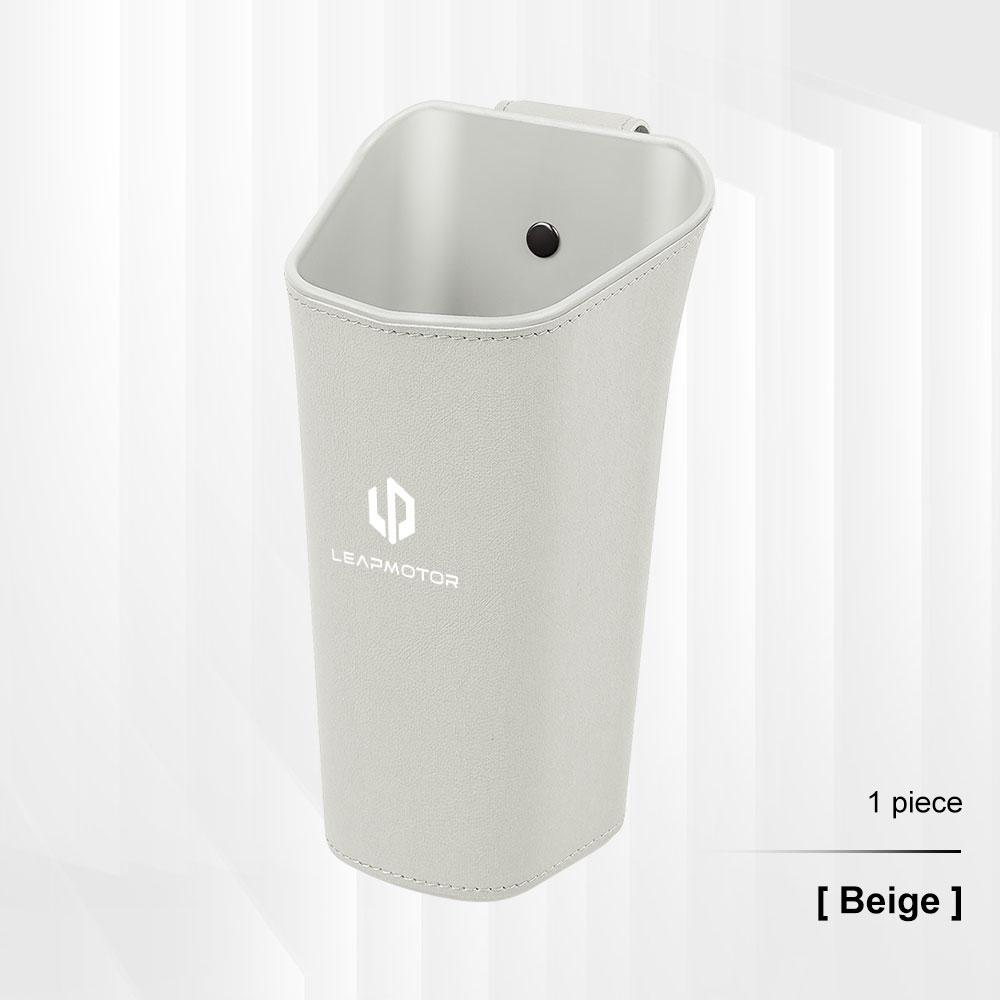 For Leapmotor T03 S01 C11 C01 C10 C16 B10 Series Car Door Water Cup Holder Backrest Hanging Storage Box Waterproof Trash Can