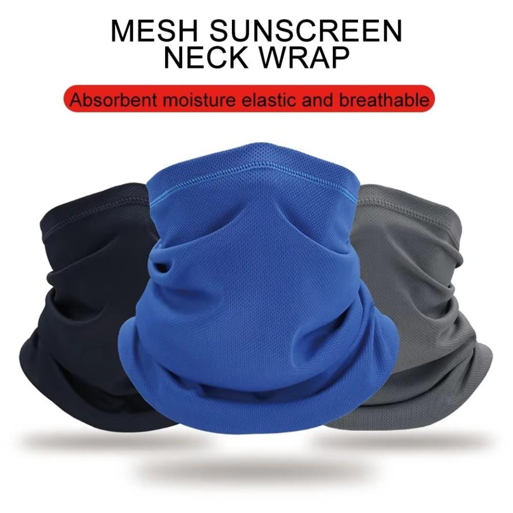 Sunscreen Tube Scarf Ice Feeling Head Scarf Multifunctional Neck Gaiter  for Outdoor Sport