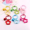 Korean Style Sweet Acrylic Star Keychain Pendant with DIY Perler Beads