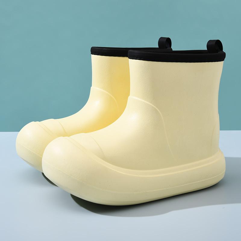 New cute high-top rain boots women's thick-soled outer wear spring outdoor fashion non-slip four-season rain boots rubber shoes women
