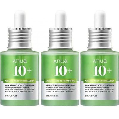 (3pcs)Ser Anua cu Acid Azelaic 10% și Acid Hialuronic pentru Calmarea Roșeții, Ser Facial pentru Piele cu Probleme și Sensibilă