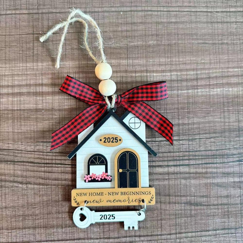 Wooden Home Decoration 2025 New Home Gifts New Christmas Tree Ornament