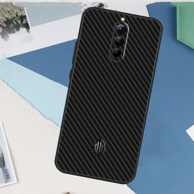 Carbon Fiber Case For ZTE Nubia Red Magic 10 Air 8 9 8S 9S 10S Pro Plus 6 7 7S RedMagic 11 Pro Plus Cover