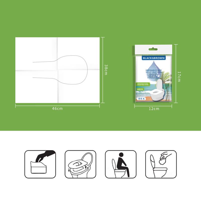 PULIAN Soluble Travel Toilet Seat Covers