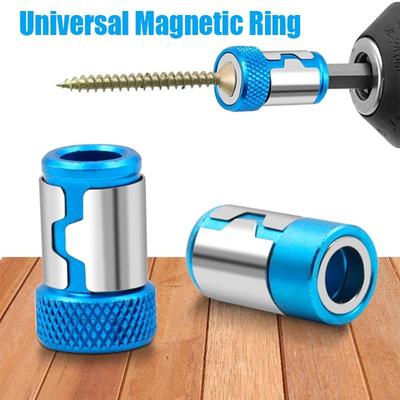 6,35mm univerzální magnetický kroužek ze slitiny magnetického kroužku šroubovací bity Antikorozní silný magnetizér vrták magnetický kroužek