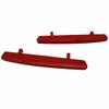 1 Pair Car Front Grille Insert Trim Red For Dodge Ram 1500 2019-2021 Accessories