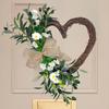 New Love Olive Chrysanthemum Wreath Four Seasons Wreath Simulation Daisies Home Decoration Door Accessories
