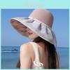 Outdoor Sun Hat For Women Wide Brim Straw Summer Beach Sun Protection Stylish Casual Outdoor Wear
