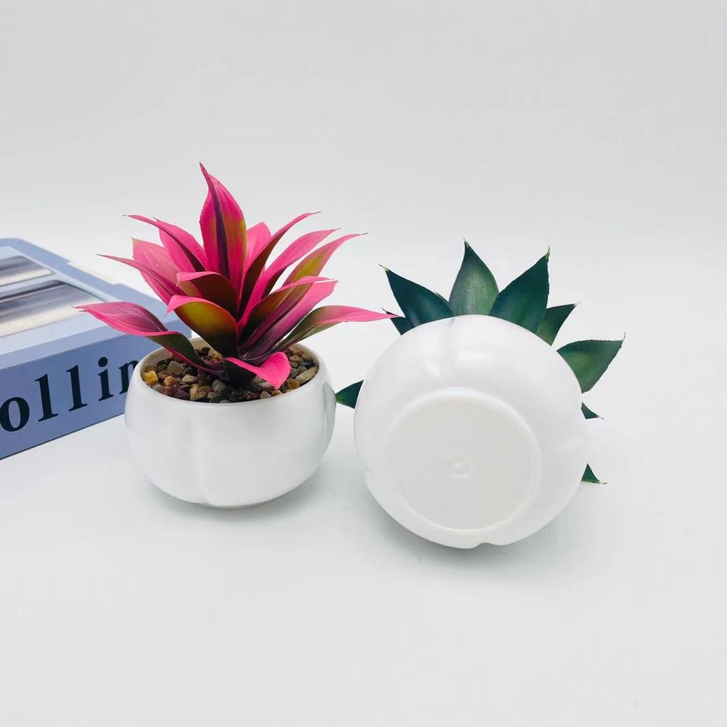 Factory Stone Realistic Lotus Succulent Planter With Green And Colorful Options For Home Decor Events And