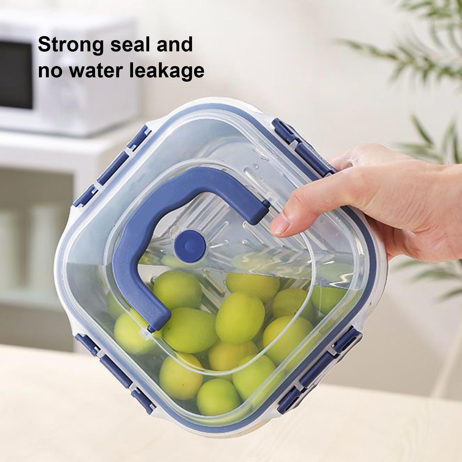 Stainless Steel Fruit Container Stainless Lunch Box Camping Lunch Box Airtight Food Storage Bins for Daily Outdoor Trips Picnic China Mainland
