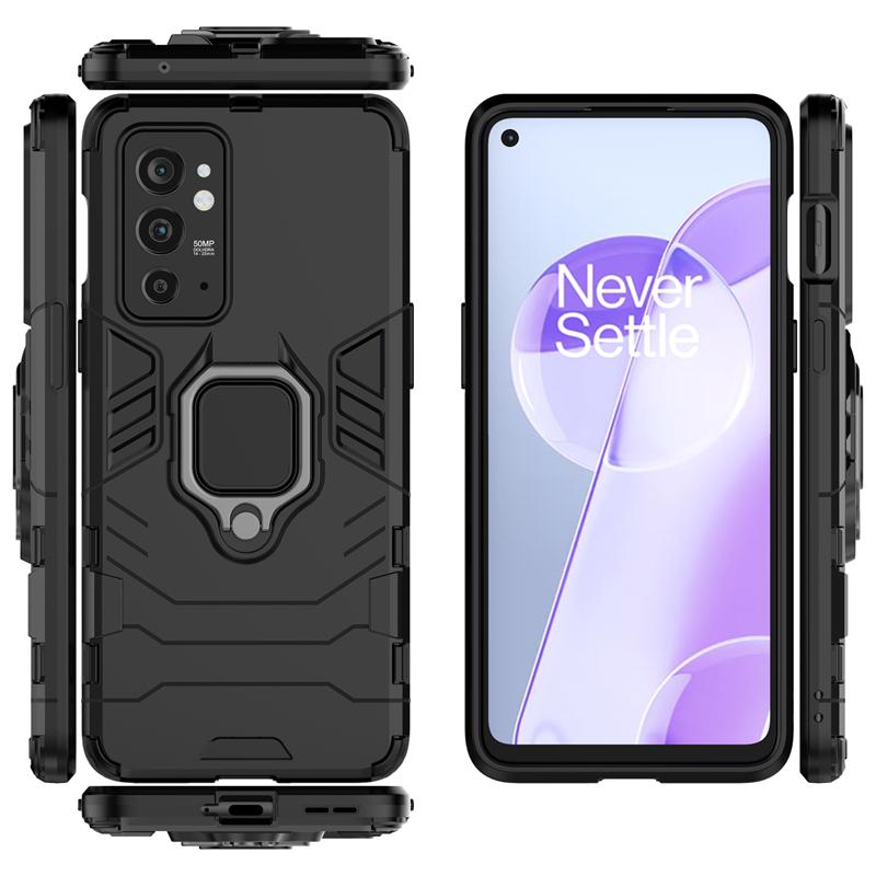 For OnePlus 9RT 5G Case Armor Magnetic Suction Stand Full Cover For OnePlus 9RT Case Cover For OnePlus 9RT 8T Nord2 N100 N200 CE