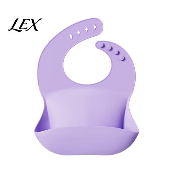 BPA Free Silicone Bibs Baby Bib, Waterproof Soft Adjustable Feeding Durable Skin Friendly Supplies Large Pocket Food Catch Bib for Babies And Toddlers