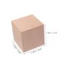 Operitacx Wooden Cubes, Set of 30, 1.2-inch x 3-cm Square, Educational Building Blocks, Natural Wood, Unpainted, Smooth to the Touch, for Kids'