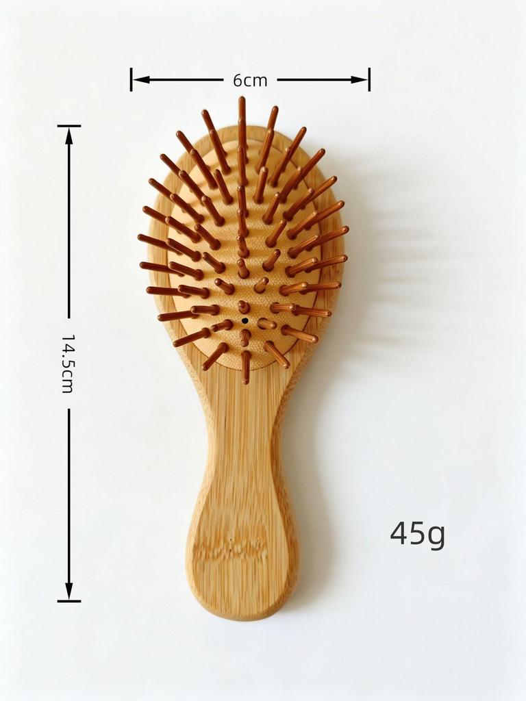 Portable Anti-static Bamboo Air Cushion Hair & Meridian Massage Comb