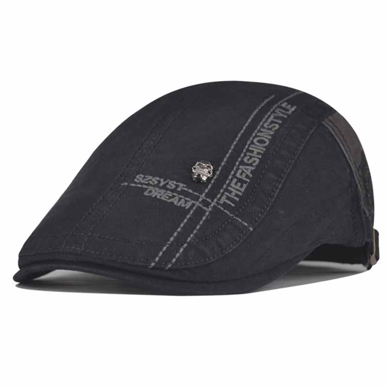 2025 New Unisex Cotton Beret Skull Cap Casual Fashionable All-purpose Four Seasons Style Men's /Women's Matching Cap Newsboy Hat