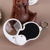 Folding Foldable Magnifier With Light Handheld Magnifier Mini Key Chain Magnifier  Stamps