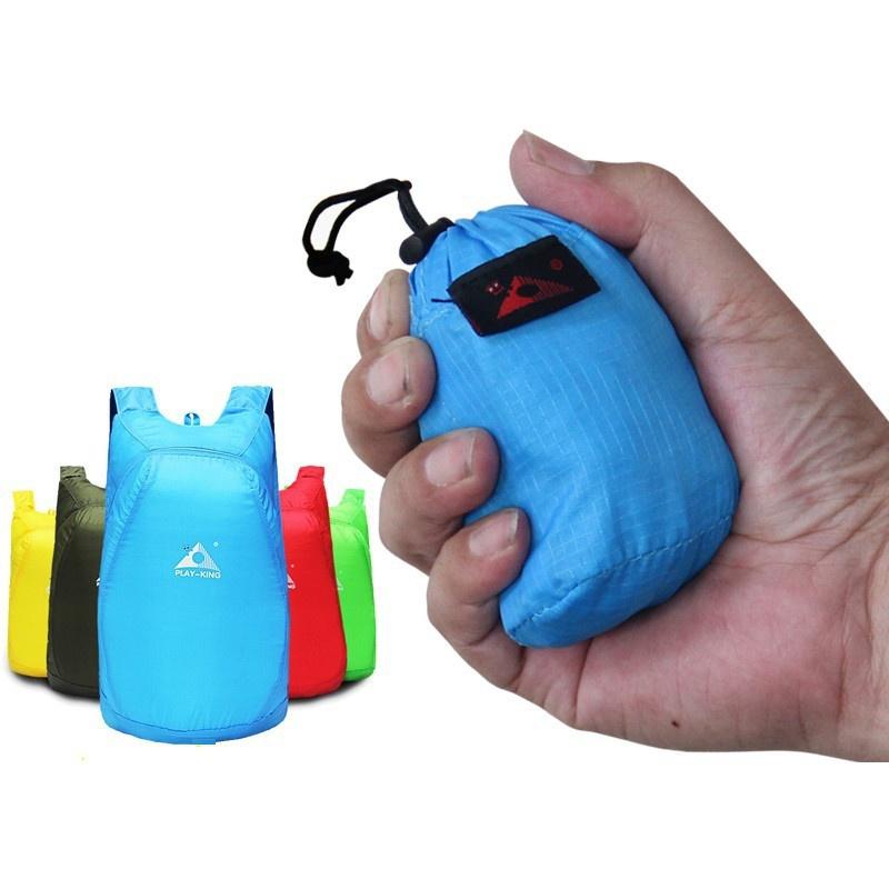 Lightweight Nylon Foldable Backpack Waterproof Backpack Folding Bag Ultralight Outdoor Pack for Wome