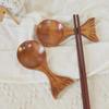 Fish Design Nanmu Wood Multipurpose Spoon Set