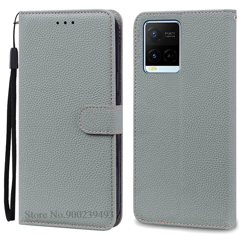 For Vivo Y21 2021 Y21S Deksel Lommebok Flipdeksel For Vivo Y33S Y33T Y32 Y21T Y21E Y21A Y21G VivoY21 Silikondeksel Coque Fundas Etui