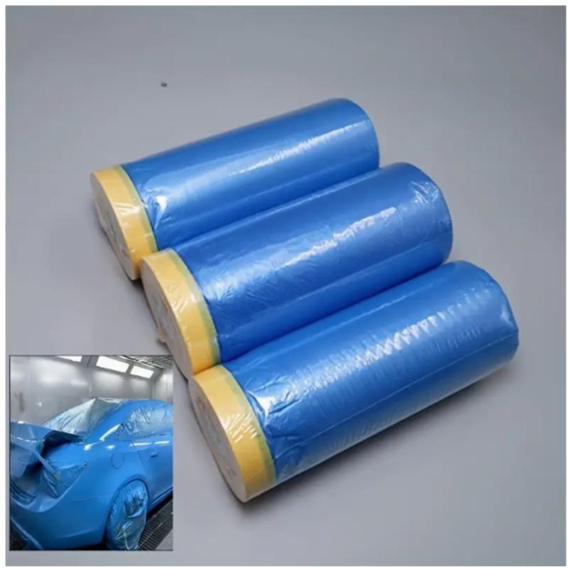 Araba Boyama Koruyucu Film Otomatik Boyama Kalkanlama Filmi Plastik Kumaş Artık Boya Tozu Plastik Kalkanlama Kumaşı Çıkartmaları