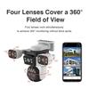 4G Little Eagle O-KAM Pro Smart WiFi Camera with Zoom, 4 Lenses, HD Night Vision, and Waterproof Design