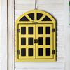 Fake Window Decoration, Wooden Wall Hanging, Wall Decoration, Blackboard Message Board, Coffee Shop, Milk Tea Shop, Bar Window Pendant