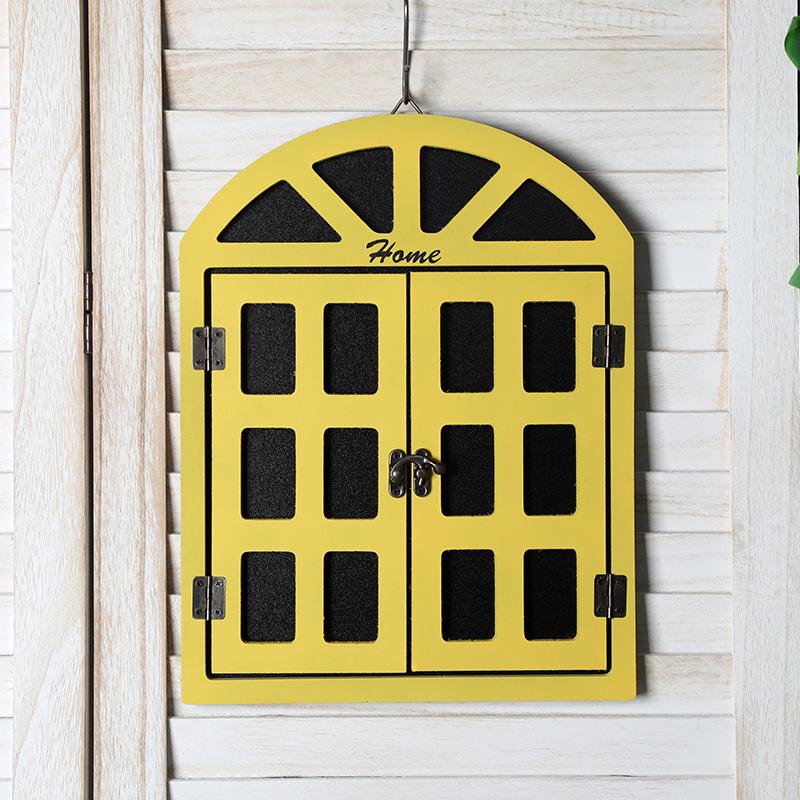 Fake Window Decoration, Wooden Wall Hanging, Wall Decoration, Blackboard Message Board, Coffee Shop, Milk Tea Shop, Bar Window Pendant