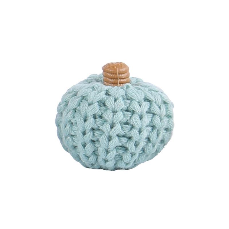Crocheted Pumpkins for Festive Thanksgiving Halloween Mantlepiece Embellishments Autumnal Small Pumpkins Decoration