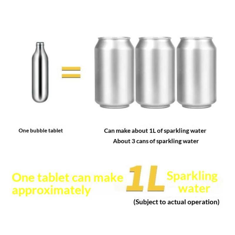 Taşınabilir Soda Makinesi Sodaplus Ev Tipi 1L Karbonatlı Su Makineleri CO2 Tüpü ile Soda Akımı Yapıcı Makine