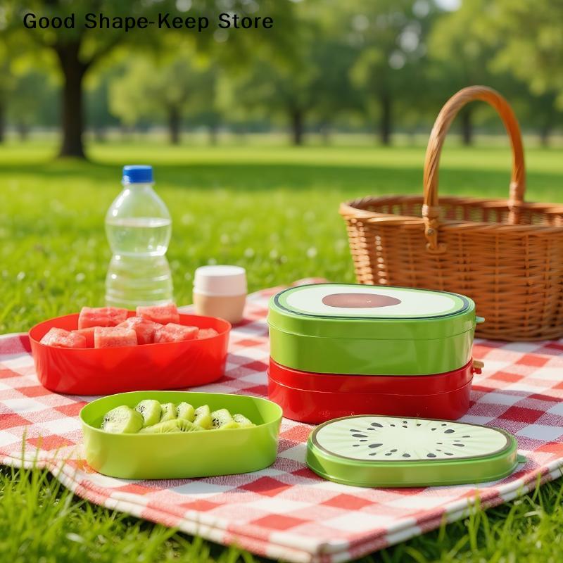 Contenitori Fresca Frutta e Verdura Creativi per Frigorifero Fragola Avocado Kiwi Anguria Scatola Fresca per Conservazione in Cucina