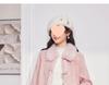 2026 Autumn/Winter French Chic Frosted Leather Top & Skirt Set