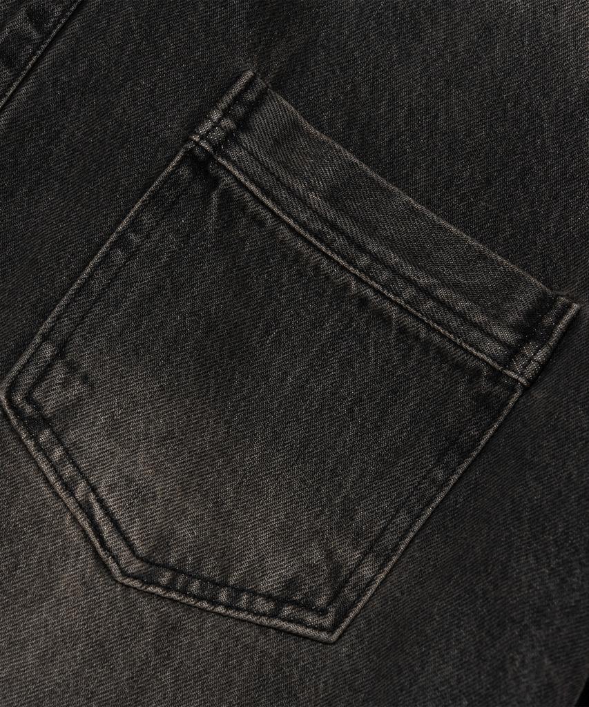 Otherfits Vintage Washed Denim Shacket (Black)