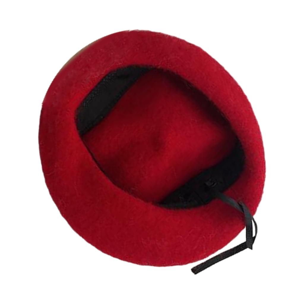 Beretă de modă Pălărie bowler ciupercă pentru femei fată Pălărie beretă franțuzească elegantă de iarnă toamnă Pălărie rotundă Articole de acoperit cap pentru Anul Nou