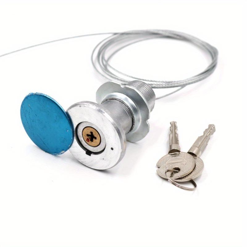 Serratura di Emergenza per Serranda/Porta da Garage con Due Chiavi Telecomando Serratura Universale in Rame per Garage Elettrico