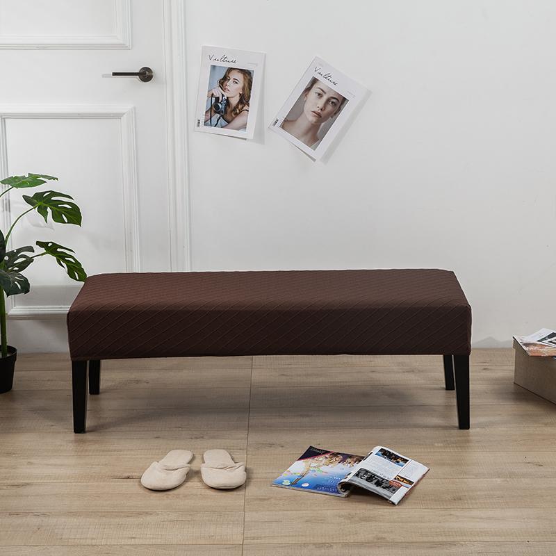 Huse pentru scaune jacquard pentru bănci Huse pentru scaune elastice pentru pian, antiderapante, elastică, în carouri, husă de protecție pentru casă, sufragerie, bucătărie
