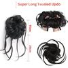 Synthetic Wrap Curly Ponytail Bun Chignon Messy Curly Hair Elastic False Hair Pieces for Women KTB