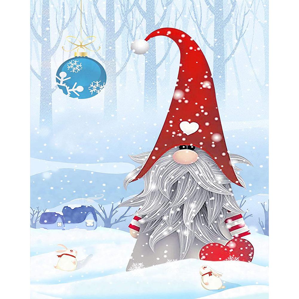 Diamantmalerei Weihnachten Weihnachtsdekorationen Zwerg 5D DIY Diamantkunst
