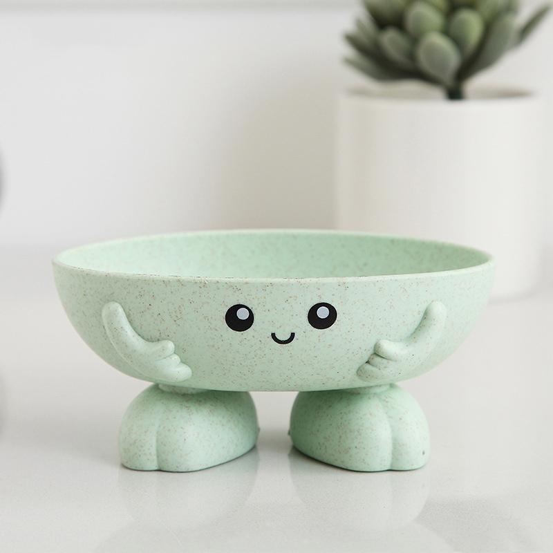 1Pcs Eco-Friendly Soap Box Non-Slip Soap Dish Bathroom Supplies Soap Holder Cartoon Shape Storage Box Bathroom Accessories
