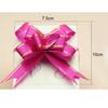 100pcs Small Gold Edge Pull Bows, Instant Gift Wrapping Ribbon Bows DIY Decorative Bows for Gifts Weddings Parties Random Colors