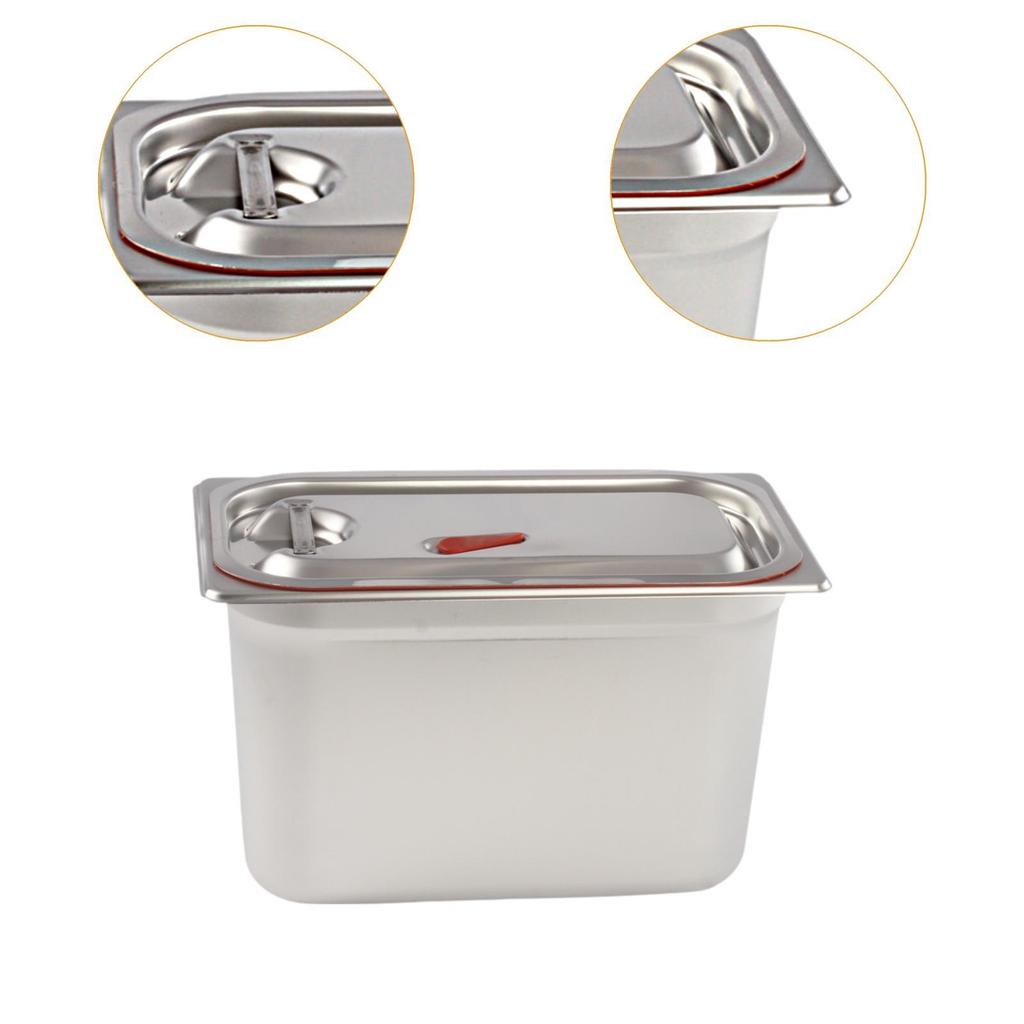 Stainless Steel Pan Hotel 1/1 Size Breading Tray Deep Warming Steam Table Catering Food