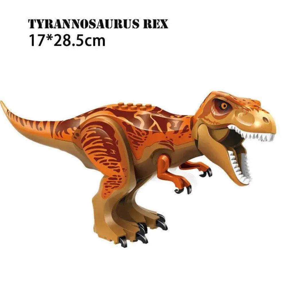 Jurassic World Brutální Raptor Stavebnice Dinosauří Kostky Tyrannosaurus Indominus I-Rex Skládací Hračka Pro Děti Dárky