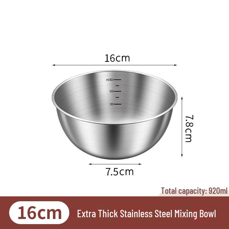 ZISIZ 316 Stainless Steel Multipurpose Kitchen Bowl