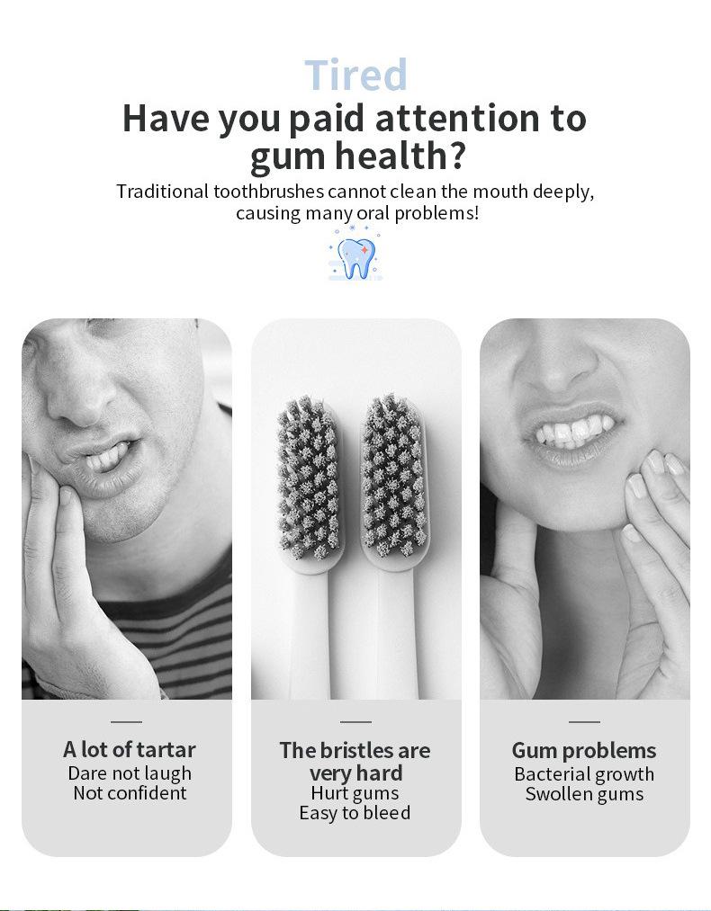 Portable Electric Teeth Cleaning and Water Flosser Device for Home Use