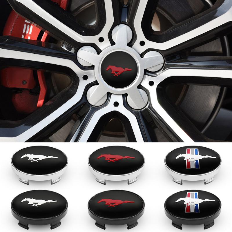 4Pcs 60MM Car Styling Center Wheel Cap Hub Rim Cover Sticker Emblem For Ford Focus Mondeo Mustang Fiesta Kuga MK2 Everest Escape