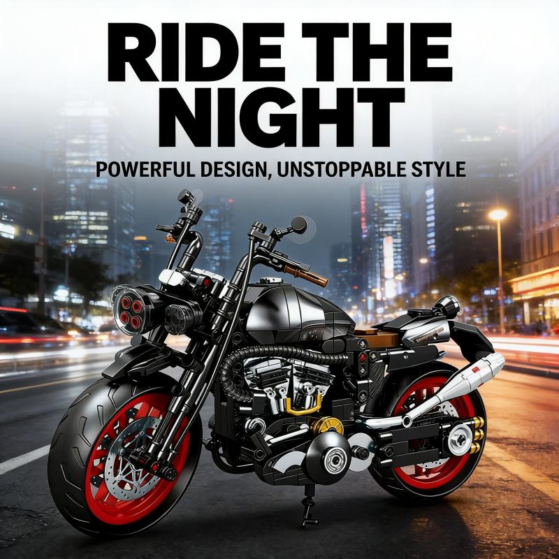 Tech Brick Motorcycle Model Kit -
